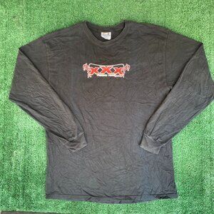 Vintage Y2K XXX Fishing Team Shirt Stripper Punk Grunge Tee